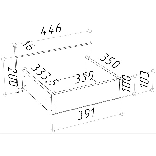 Тумба прикроватная НК DIEGO Кашемир