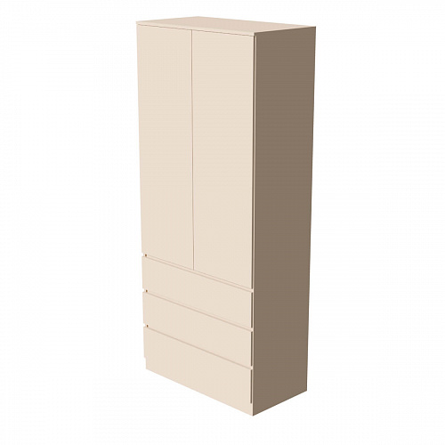 Шкаф Мори МШ 900.2 3 ящика Сатин