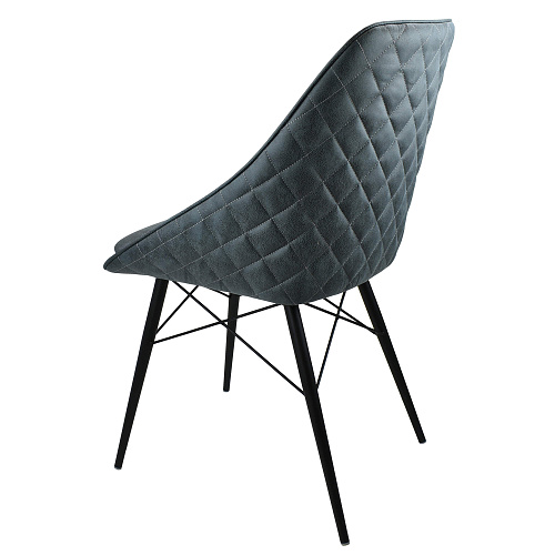 Стул Монти ST Люкс черный муар/Плутон 101