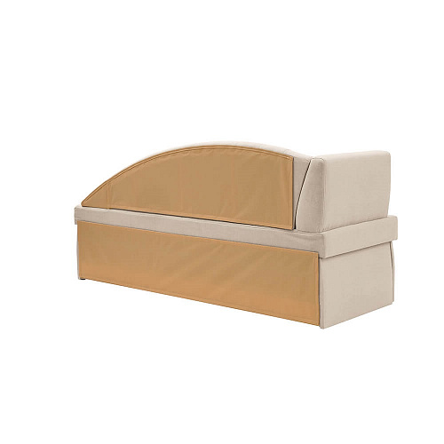 Кухонный диван Прага с углом Мелисса 02 Бежевый левый