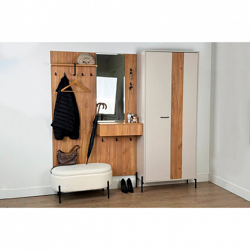 Зеркало Бодрум дуб крафт золотой