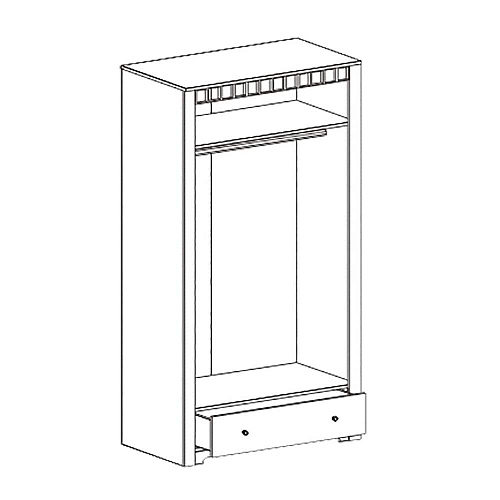 Спальный гарнитур Прованс МГ Бодега белая/Патина премиум