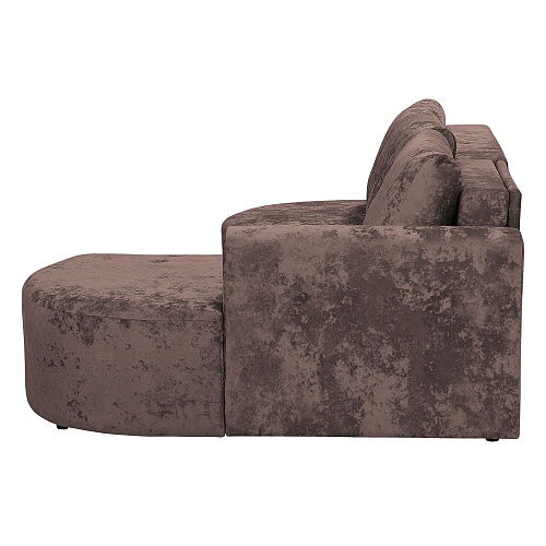 Угловой диван Каир (Левый) PLUSH CHOCOLATE