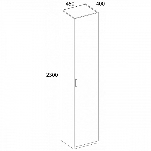 Шкаф MODERN 1D/45 Персидский жемчуг