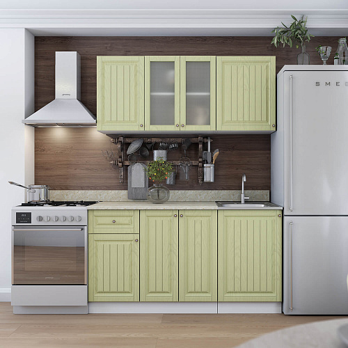 Кухня Хозяюшка 1,5 Фисташка