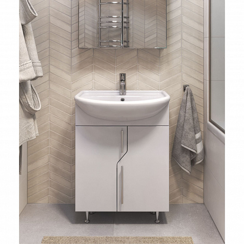 Тумба под раковину Turin 600-2-0 с умывальником