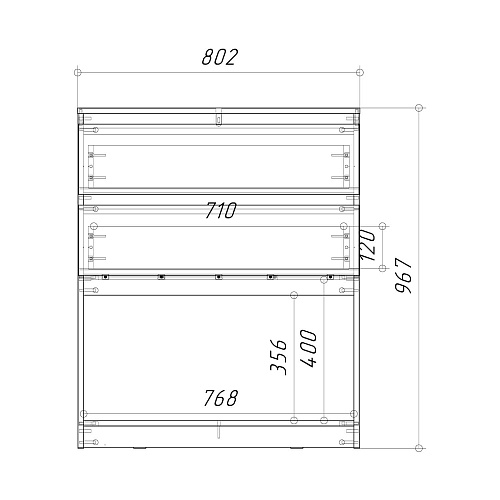 Комод НК PIANO Кашемир