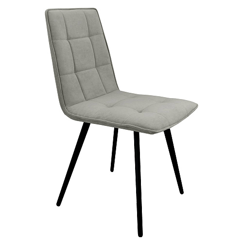 Стул Рица Лофт черный муар/Катания Смок