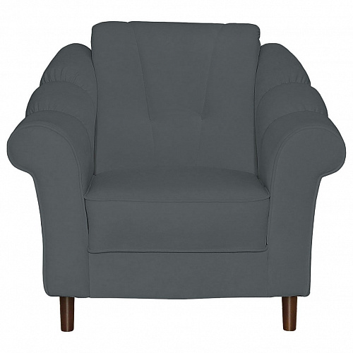 Кресло отдыха Ника Новое CATANIA GRAPHITE/Орех