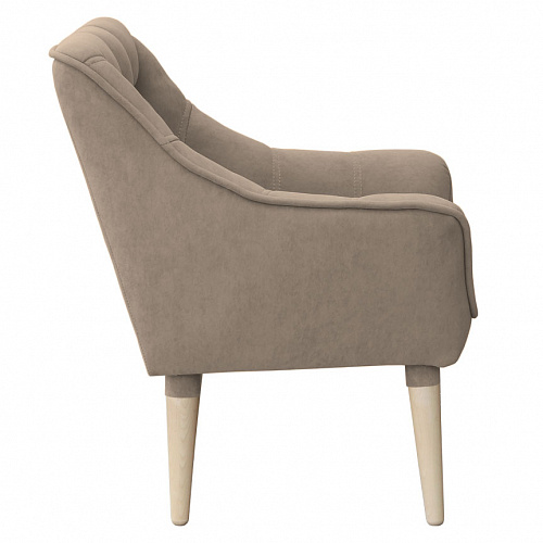 Кресло отдыха Комфорт-8 ULTRA BEIGE/Бесцветный (Лак)