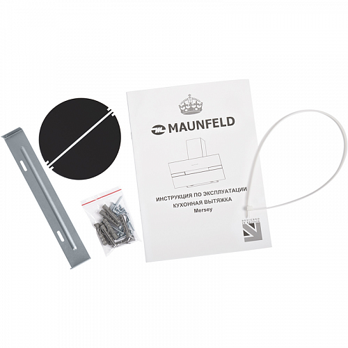 Кухонная вытяжка MAUNFELD MERSEY 90 WHITE Glass WHITE