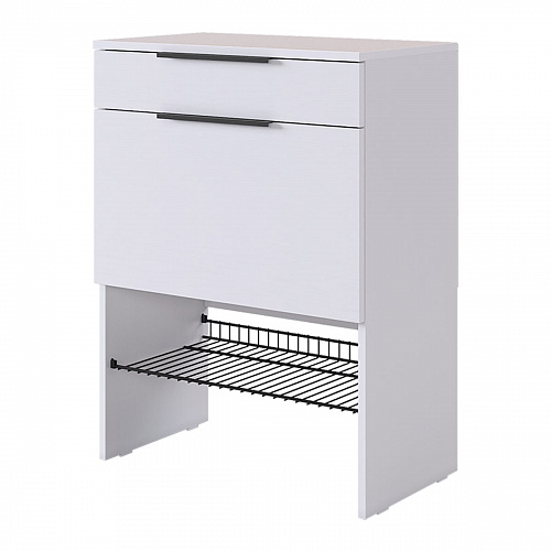 Прихожая Баско К8 белое дерево/черный