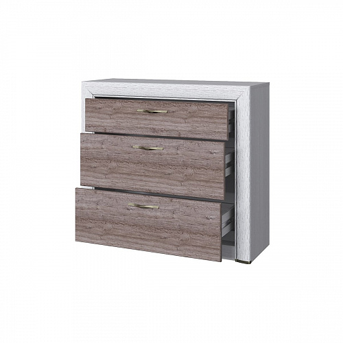 Комод 3S OLIVIA Вудлайн крем/дуб анкона