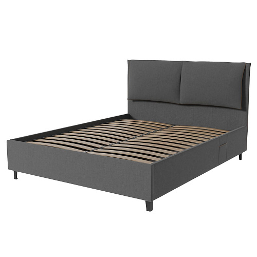 Кровать с подъемным механизмом Венеция 1800 Графит Софт