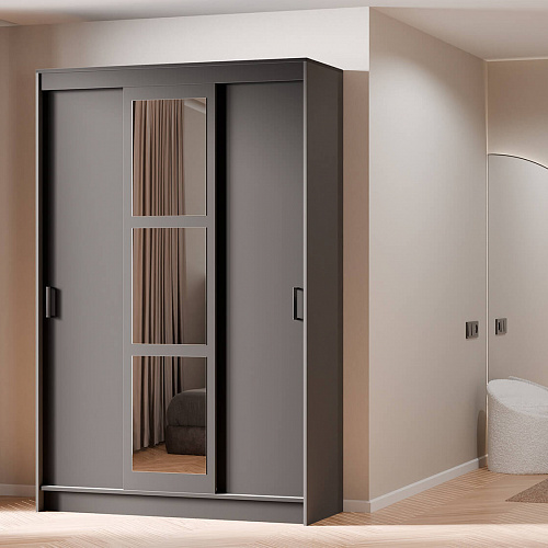 Шкаф-купе БРУНО 6 Графит