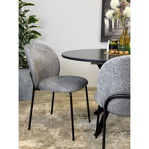 Стул Kenner 307SD черный/серый B12