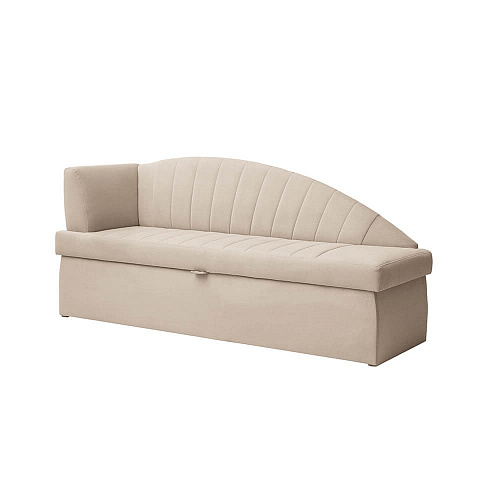 Кухонный диван Прага с углом Мелисса 02 Бежевый левый