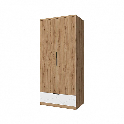Шкаф KAYLAS 2DG1S  Дуб наварра/Эко джелато