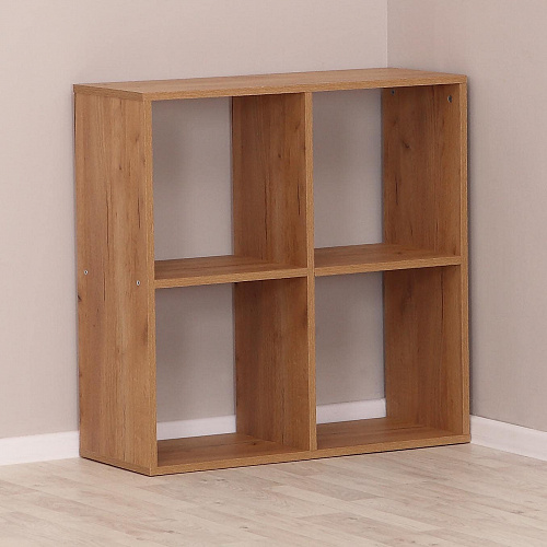 Стеллаж КУБ 4 МФ.01.09.000 Дуб Крафт золотой