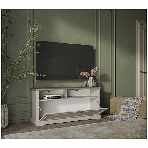 Тумба RTV TOSCANA NEW 1D2N Персидский жемчуг/Каньон