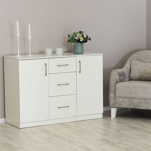 Комод КМ.006.02-12-00 Белый жемчуг