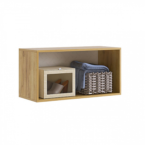 Прихожая Бери К1 дуб крафт золотой/белое дерево