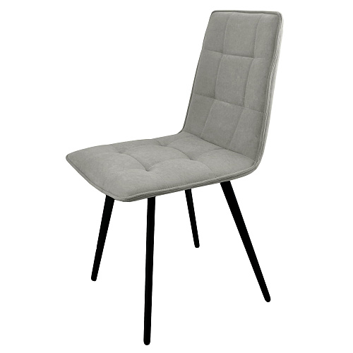 Стул Рица Лофт черный муар/Катания Смок