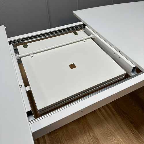 Стол обеденный Kenner SL1600s белый/белое сатин