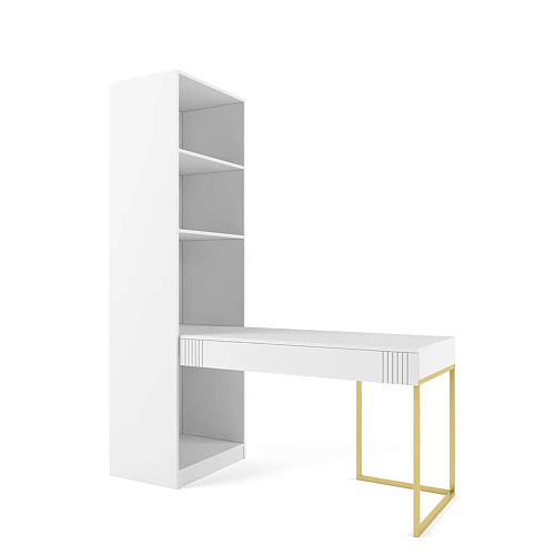 Набор Уголок школьника Мишель Белый/Золото