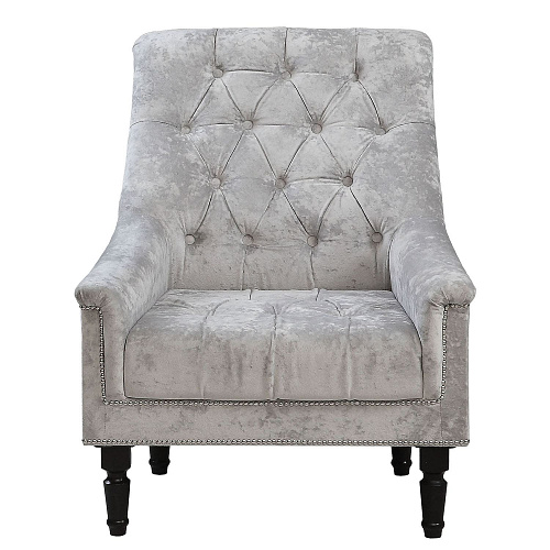 Кресло отдыха ПРАДО PLUSH SILVER/Венге