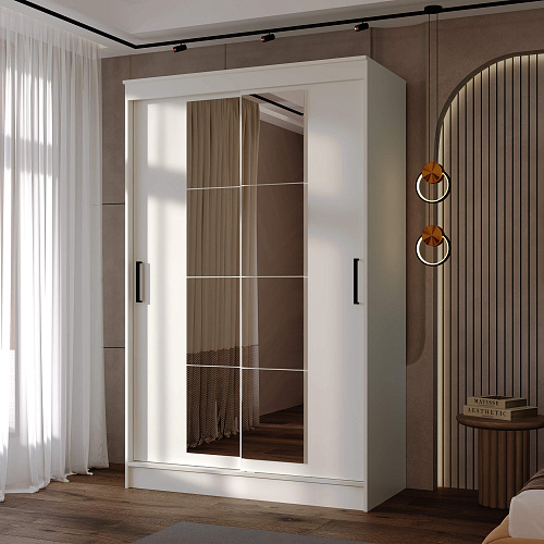 Шкаф-купе ЭЛЕГАНТ 7 Белый гладкий