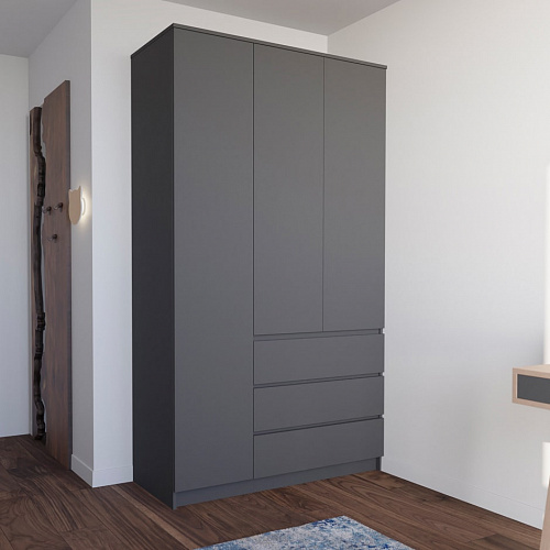 Шкаф Мори 1200.1 Графит