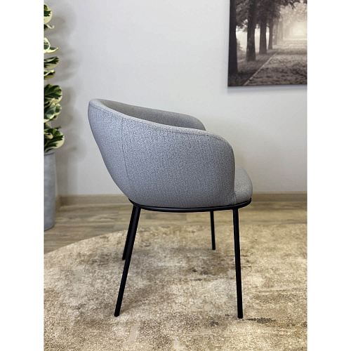 Стул Kenner 313SD черный/серый E86