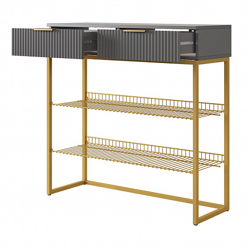 Обувница Классная 1 графит/золото