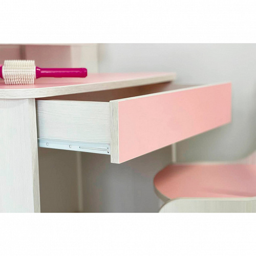 Набор детский Котенок белый рамух/розовый