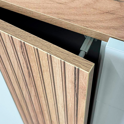 Комод Доминика с ящиком кашемир/дуб крафт золотой