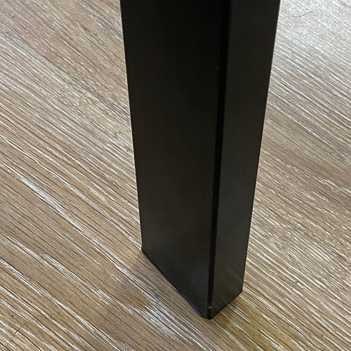 Стол обеденный Kenner AK1200 черный/керамика GLORIA WHITE