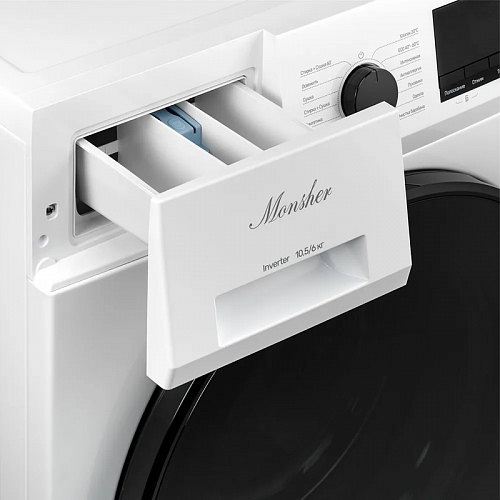 Стиральная машина с функцией сушки MONSHER MWDM 665 Blanc