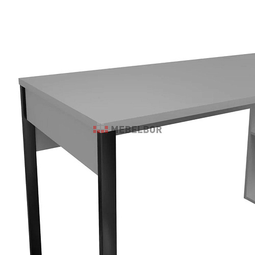 Стол письменный лофт DQ MADRID M-6 Серый графит