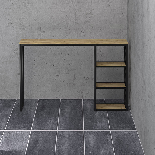 Стол барный лофт DQ Sonata №2 черный муар