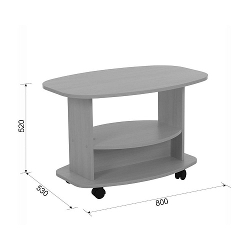 Стол журнальный Лидер дуб сонома