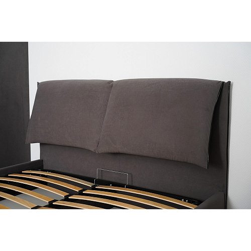 Кровать с подъемным механизмом Венеция 1400 Графит Софт