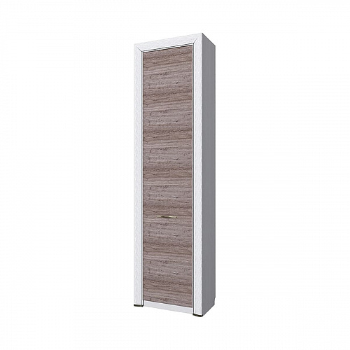 Шкаф 1D OLIVIA Вудлайн крем/дуб анкона