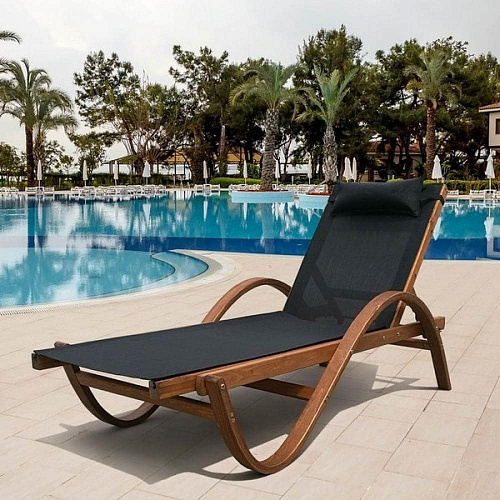Шезлонг-лежак Мальта AFM-511A Black