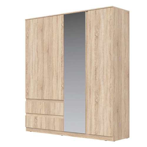 Шкаф НК STERN ШКЯ-4 с зеркалом Дуб сонома