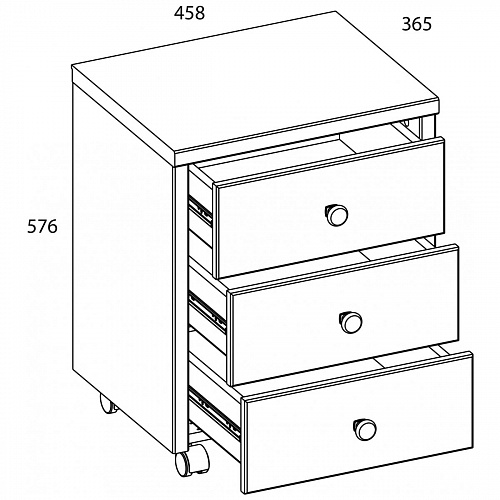 Тумба 3S/D1 DIESEL дуб мадура/веллингтон