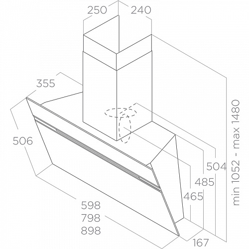 Вытяжка ELICA NEAT @ WH/A/90-PRF0199574
