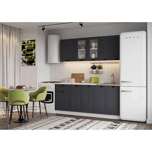 Кухня Хозяюшка Сканди 1,8 Графит софт