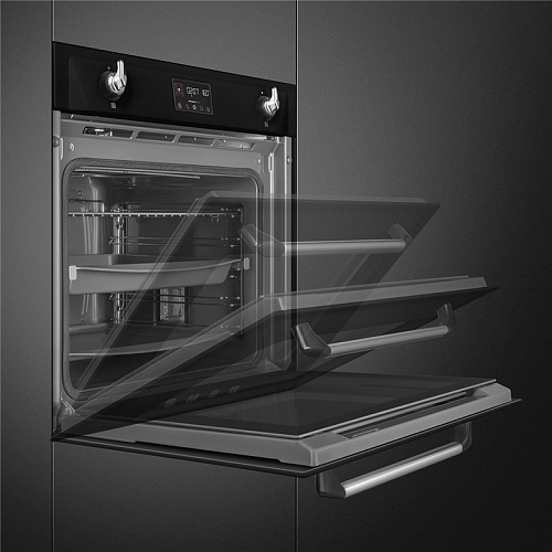 Встраиваемый духовой шкаф SMEG SOP6902S2PN