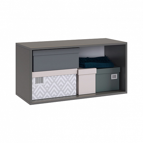 Прихожая Баско К10 графит/дуб крафт золотой